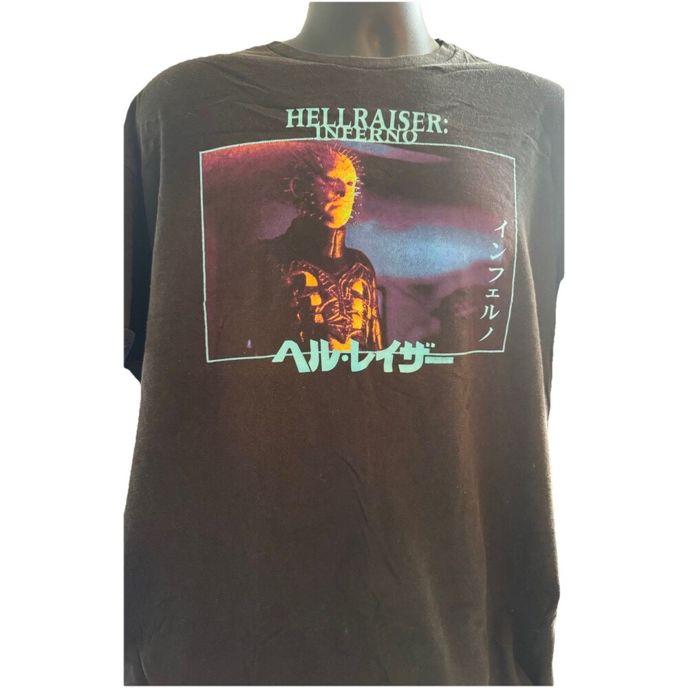 Hellraiser 2019 Inferno Japanese Black T Shirt Size XL Horror Cult Classic
